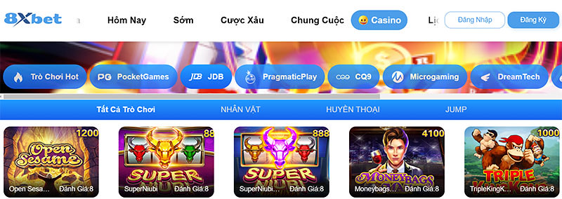 Tựa game hấp dẫn trong nhà cái